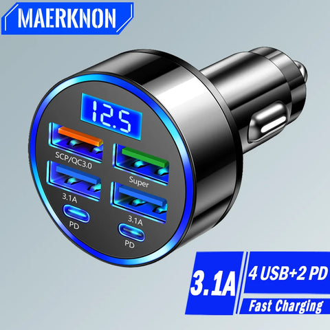 6-Port Car Charger