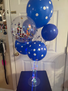 Blue Balloon Bouqet/Centerpiece