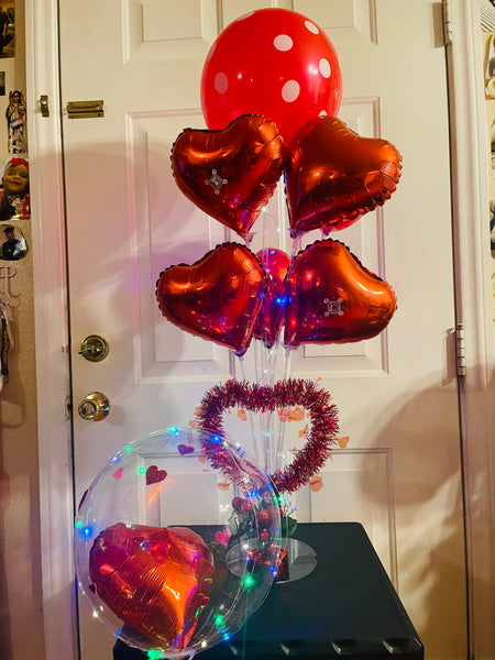 Red Balloon Bouquet/Centerpiece