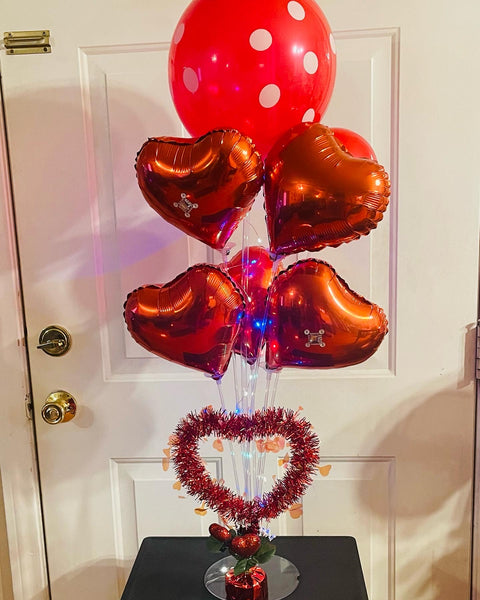 Red Balloon Bouquet/Centerpiece