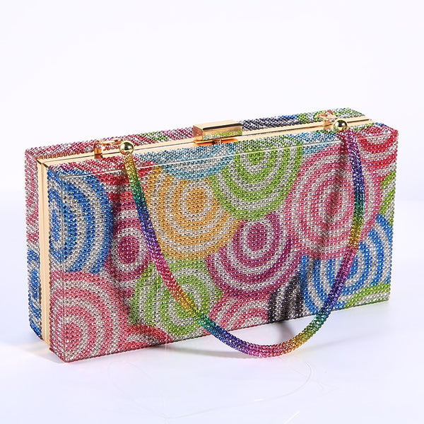 Rainbow Bling Clutch