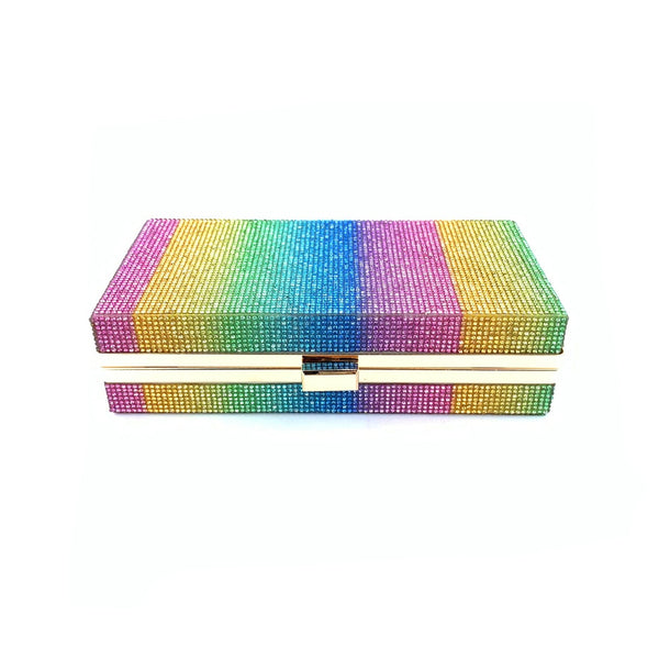 Rainbow Bling Clutch