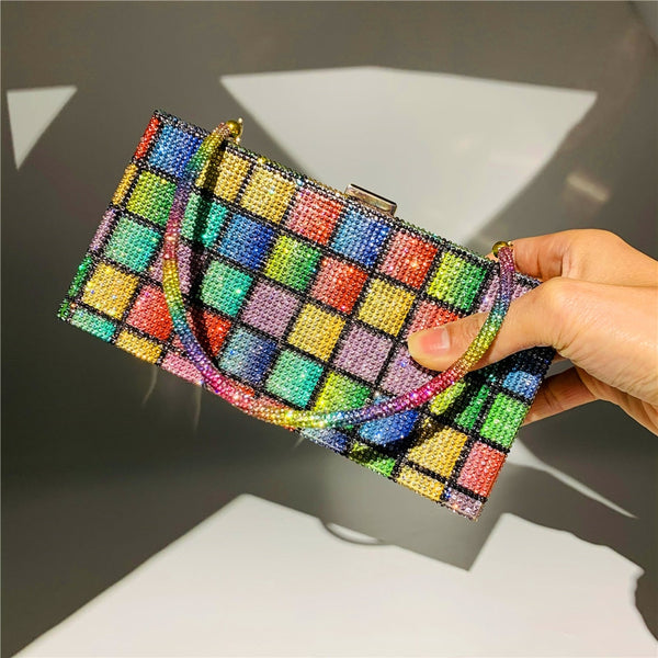 Rainbow Bling Clutch