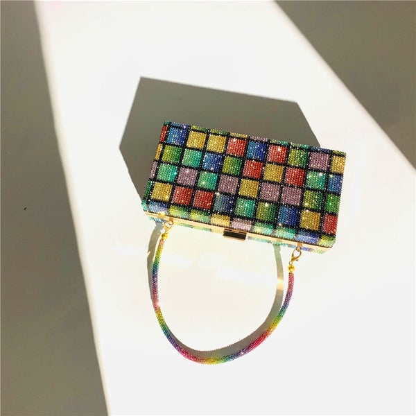 Rainbow Bling Clutch