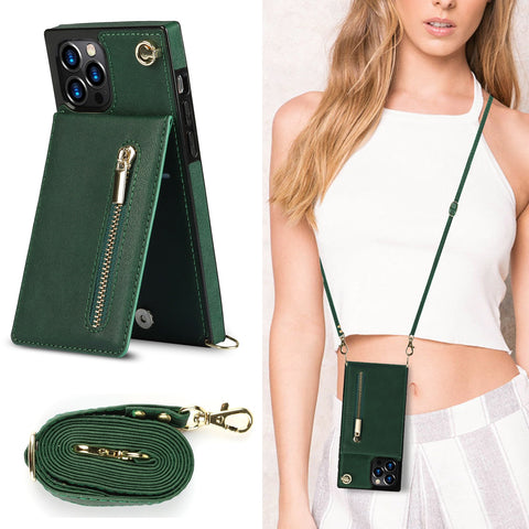 Wallet Phone Case w/Lanyard